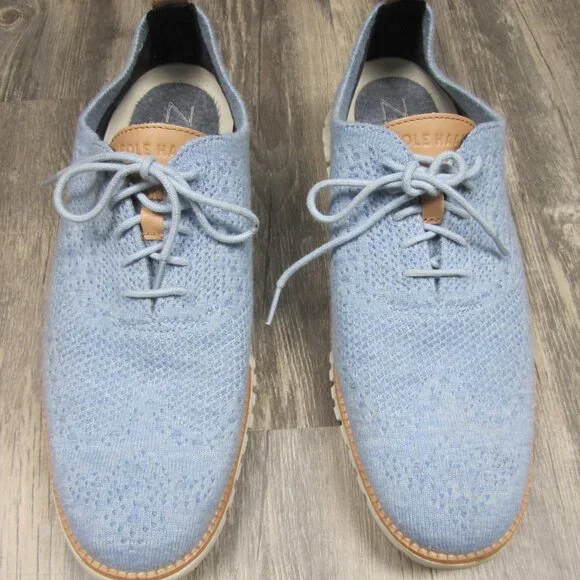 Cole Haan Shoes Cole Haan Zero Grand Light Blue Mens Shoes
